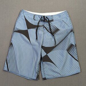 Osklen Surfing Board Shorts Men's 30 Blue Aqualight Surfing Rio de Janeiro